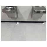 100ï¿½s hallway drinking fountains