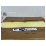 3 boxes of 1x4x4 white square m ceiling tiles