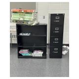 RM 307 filing cabinet and bookshelf