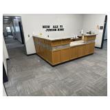 Carpet squares for student services entry and