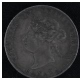 1872 Canadian Quarter, 92.5% Silver