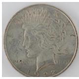 1922 Peace Silver Dollar