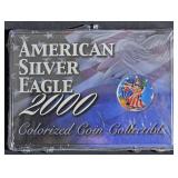2000 American Silver Eagle-Colorized