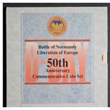 D-Day 50th. Anniv. Commem. Coin Set