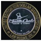 .6 oz. t. .999 Fine Silver $10 Vegas Gaming Token