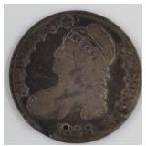 90% Silver, 1828 Capped Bust Half Dollar