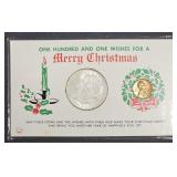 1921 Morgan Dollar and Christmas Penny