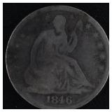 1846-O Liberty Seated Half Dollar