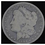 1884 Morgan Silver Dollar