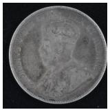1917 92.5% Silver, Canadian 50 Cent Coin