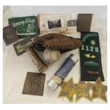 Vtg, Model 1628 three finger Trapper Baseball