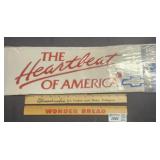 The Heartbeat of America Sticker, 2 Vtg. Rulers