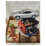 Vtg. Hot wheels  cars,  Vtg. Building Blocks