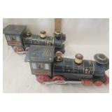 2 Vtg, Battery Western Special tin toy trains