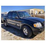 Black Ford Sport Track XLT Explorer 150360 miles