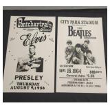Vtg, Elvis advertising, Beatles advertising
