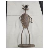 Whimsical Scrap Metal Raindeer