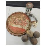 Vtg. Pepsi Cola Syrup Lid, Vtg. Quacker state O