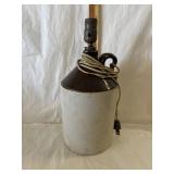 Two Tone Jug Converted to Electric Lamp