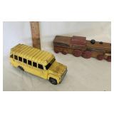 Vtg, Hubley School Bus, Vtg, 1940 N.D. Class