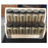Vintage spice rack