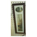 Vintage framed print