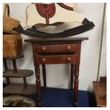 Antique 2 drawer table
