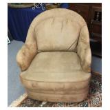 Suade swivel rocker