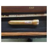 Vintage metal flashlight