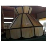 Stained glass lamp shade