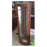 Corner curio cabinet