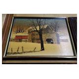 H Hargrove barn serigraph