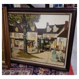 H Hargrove coach stop serigraph