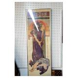 Framed Sarah Bernhardt  print