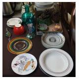 Collectible glassware & decor items
