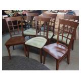 6 dining rooms chairs