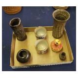 Small pottery items, 2 as is