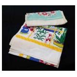 2 vintage linens