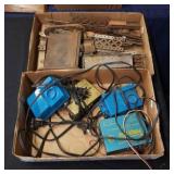 Model train transformers and bridge set