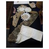 Vintage doilies and lace
