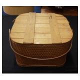 Vintage RedMan picnic basket