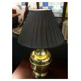Brass table lamp