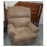Brown rocker recliner