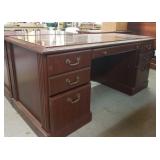 Integtated brand Cherry finish office desk