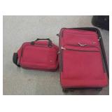 2 pieces Skyway luggage & costume