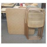 Card table & 4 chairs