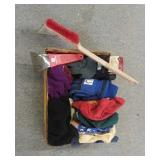 Hats, gloves, ice scrapers