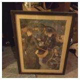 Framed Renoir print
