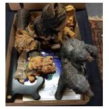 Figurines: dogs & bears