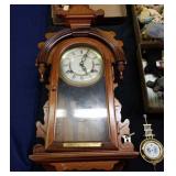 31 day wall clock with key